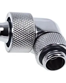 Alternative view of Фитинг Alphacool Eiszapfen, Удължител, 90°, 16/10mm, G1/4, Сребрист