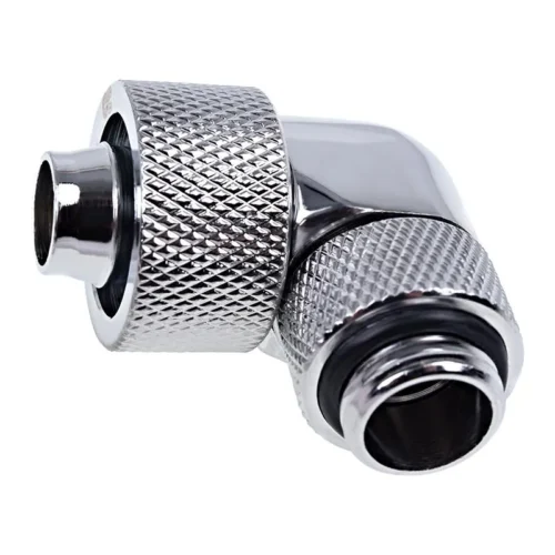 Alternative view of Фитинг Alphacool Eiszapfen, Удължител, 90°, 16/10mm, G1/4, Сребрист