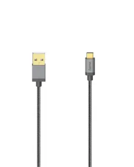 Кабел HAMA USB-C мъжко - USB-A мъжко 0.75 м. 5 звезди 480Mbit/s