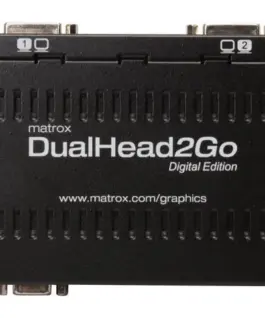 Външен мулти-дисплей адаптер Matrox D2G-A2D-IF за едновременна работа на 2 монитора с
