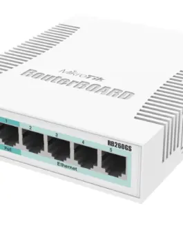 Суич MikroTik RB260GS CSS106-5G-1SR2 10/100/1000Mbit 128 KB PoE SwOS
