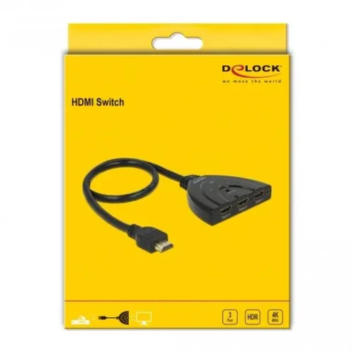 3 портов HDMI суич Delock 18600