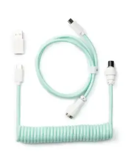 Alternative view of Кабел за клавиатура Keychron Coiled Aviator - Mint