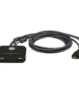 Превключвател KVM ATEN CS22HF Дву портов USB HDMI