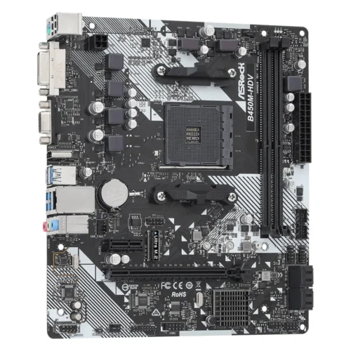 Alternative view of Дънна платка ASROCK B450M-HDV R4.0