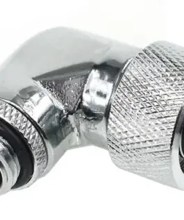 Alternative view of Компресионен фитинг Alphacool, 16/10 - G1/4, 90°, Въртящ се, Хром