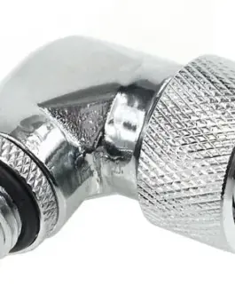 Alternative view of Компресионен фитинг Alphacool, 16/10 - G1/4, 90°, Въртящ се, Хром