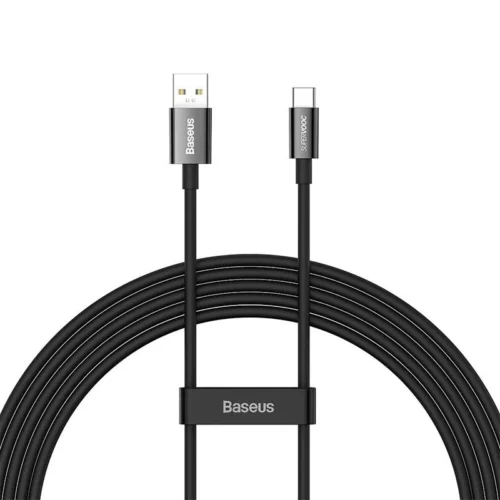 Alternative view of Кабел Baseus Superior Series USB към USB-C 65W 2м CAYS001001 - черен