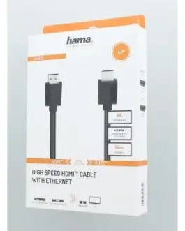 Alternative view of Кабел HAMA High-Speed, HDMI мъжко - HDMI мъжко, 4K, 3м, 18Gbit/s, Ethernet, Eкраниран, Черен