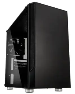 Кутия за компютър Kolink Citadel Tempered Glass Micro-ATX Черен