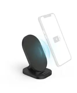 HAMA Безжично зарядно устройство "QI-FC10S-Fab" 10 W 201685