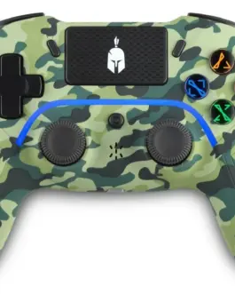 Безжичен геймпад Spartan Gear Aspis 4 за PC и PS4 Green Camo