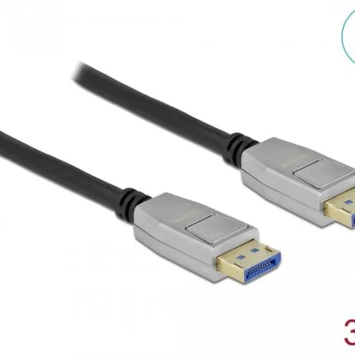Alternative view of Кабел Delock DisplayPort 2.0 мъжко - DisplayPort мъжко, 3.0м, 10K, Черен