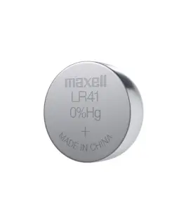 Alternative view of Бутонна микроалкална батерия LR41 /AG3/  10 бр./pack  цена за 1 бр.  MAXELL