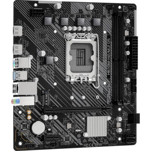 Alternative view of Дънна платка ASRock H610M-H2/M.2, DDR5, mATX