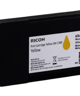 Касета с мастило RICOH IJM C180F, 1600 копия, Yellow