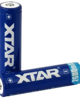 Alternative view of Акумулаторна батерия XTAR за фенери 18650 със защита , 2600mAh, Li-ion
