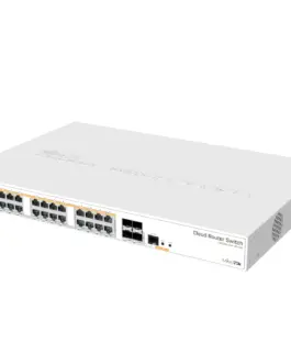 Суич Mikrotik CRS328-24P-4S-RM 24xGigabit LAN L2/L3 4xSFP+ cages