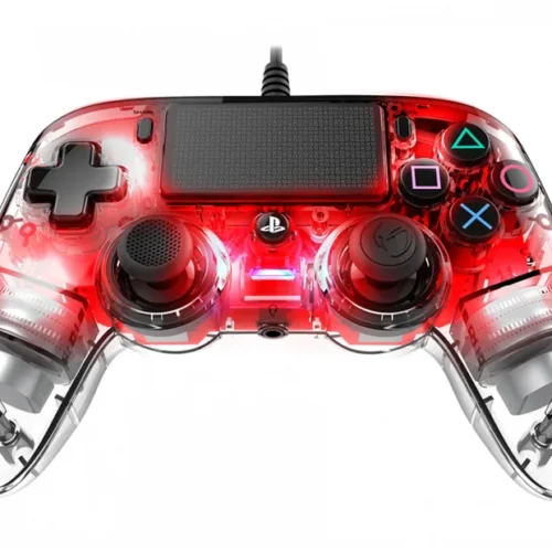 Alternative view of Жичен геймпад Nacon Wired Illuminated Compact Controller Red, Червен