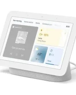 Alternative view of Смарт тонколона Google Nest Hub 2nd gen, Сензорен екран, Гласов асистент, Бяла