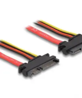Удължителен кабел DeLock SATA 6 Gb/s 22 pin plug - SATA 22 pin (5 V + 12 V) 30 cm