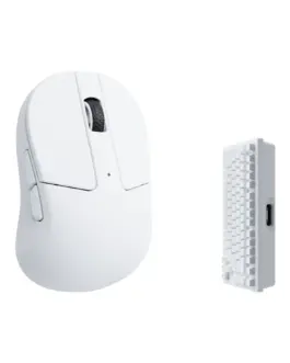 Alternative view of Геймърска Безжична мишка Keychron M4 4000Hz, Matte White