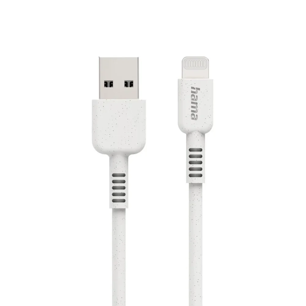 Кабел за зареждане HAMA "Eco" USB-A - Lightning 1 м 187283