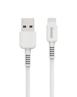 Кабел за зареждане HAMA "Eco" USB-A - Lightning 1 м 187283