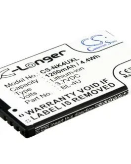 Батерия за мобилен телефон NOKIA 301 3120 Classic 5530 XpressMusi BL-4U LIIon   37V 1200mAh  Cameron