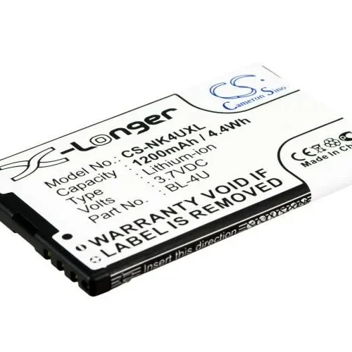 Батерия за мобилен телефон NOKIA 301 3120 Classic 5530 XpressMusi BL-4U LIIon   37V 1200mAh  Cameron