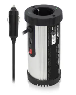 Инвертор Ewent EM3995 DC/AC 12V/230V 150W USB 2.1 A Сребрист