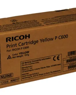 Alternative view of Тонер касета RICOH Print Cartridge P C600, 12000 p, Yellow