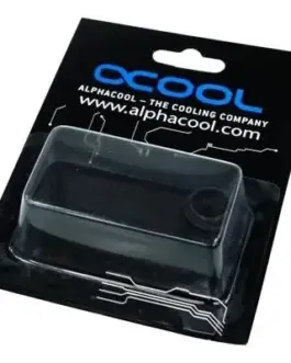 Alternative view of Адаптер Alphacool HF, Двоен нипел, G1/4 - G1/4, О-пръстен, Черен мат