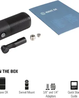 Alternative view of Динамичен XLR Микрофон Elgato Wave DX, Черен