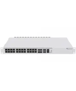 Суич Mikrotik CRS326-4C+20G+2Q+RM 20x 2.5 Gigabit 4x COMBO 2x 40 Gigabit QSFP+