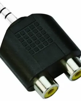 VCom Адаптер Adapter 3.5mm Stereo M / 2x RCA F - CA501