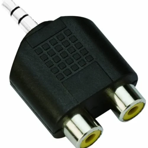 VCom Адаптер Adapter 3.5mm Stereo M / 2x RCA F - CA501
