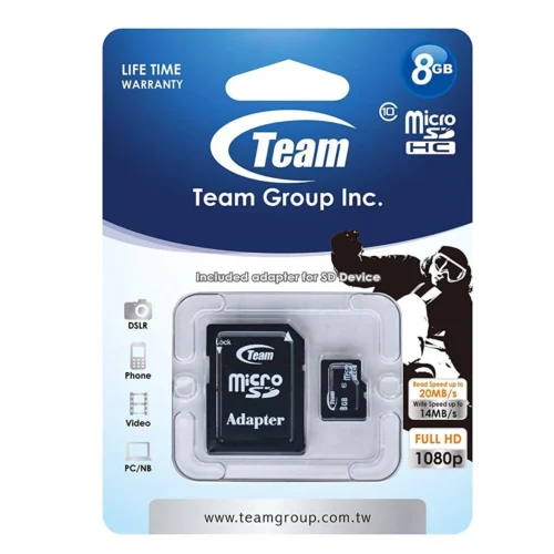 Alternative view of Карта памет TEAM micro SDHC, 8GB