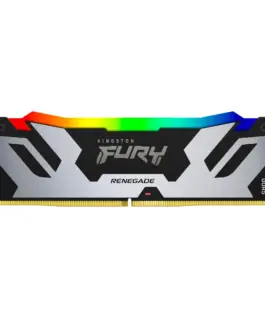 Alternative view of Памет за компютър Kingston Fury Renegade Silver/Black RGB 32GB(2x16GB) DDR5 8000MHz CL38