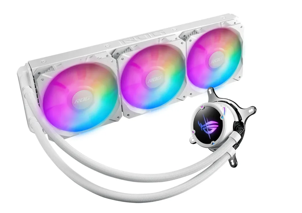 Охладител за процесор ASUS ROG Strix LC II 360 ARGB White Edition Aura Sync
