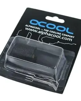 Alternative view of Муфа Alphacool, Вътрешна резба G1/4 AG - G1/4 AG, Черен мат