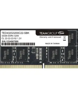 Памет за лаптоп Team Group Elite DDR4 SO-DIMM 32GB 3200MHz CL22 1.2V