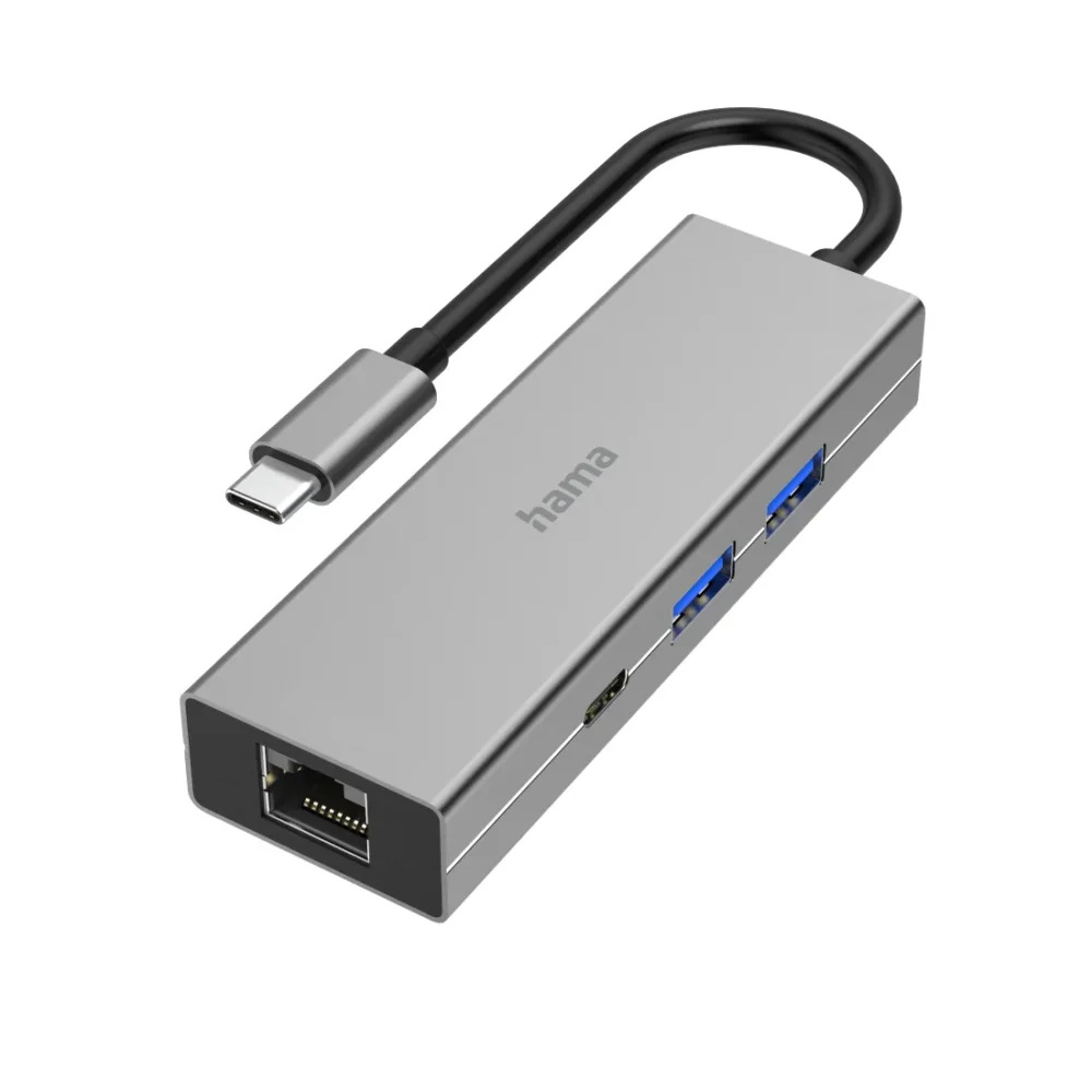 4-портов хъб USB-C HAMA-200108