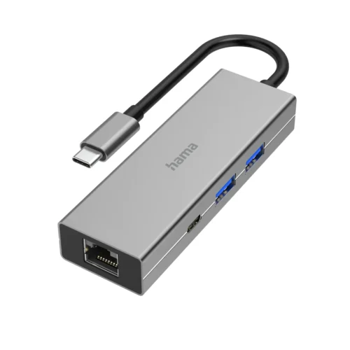 4-портов хъб USB-C HAMA-200108