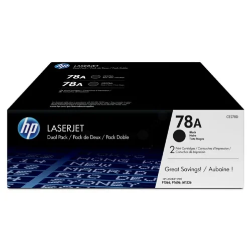КОМПЛЕКТ 2 КАСЕТИ ЗА HP Laserjet PRO P1566/P1606 - Black - TWIN PACK -  /78A/  - PN