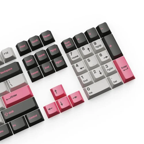 Alternative view of Капачки за механична клавиатура Keychron Cherry Profile Double - Shot PBT Full Set 219 Keycaps - Dolch Pink