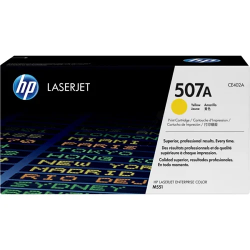 КАСЕТА ЗА HP Color Laserjet Enterprise 500/M551 - Yellow - /507A/ - PN CE402A