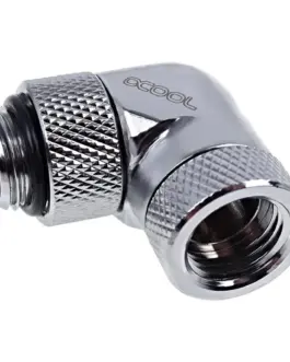 Ъглов адаптер Alphacool Eiszapfen 90° G1/4 външна към G1/4 вътрешна резба