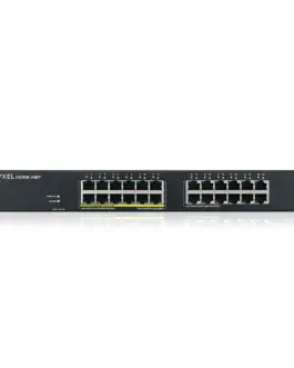 Alternative view of Суич ZyXEL GS1915-24EP, 24-портов, Gigabit, Управляем, Монтаж в шкаф, PoE
