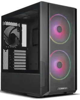 Кутия за компютър Lian-Li LANCOOL 216 RGB Mid-Tower Tempered Glass Черна